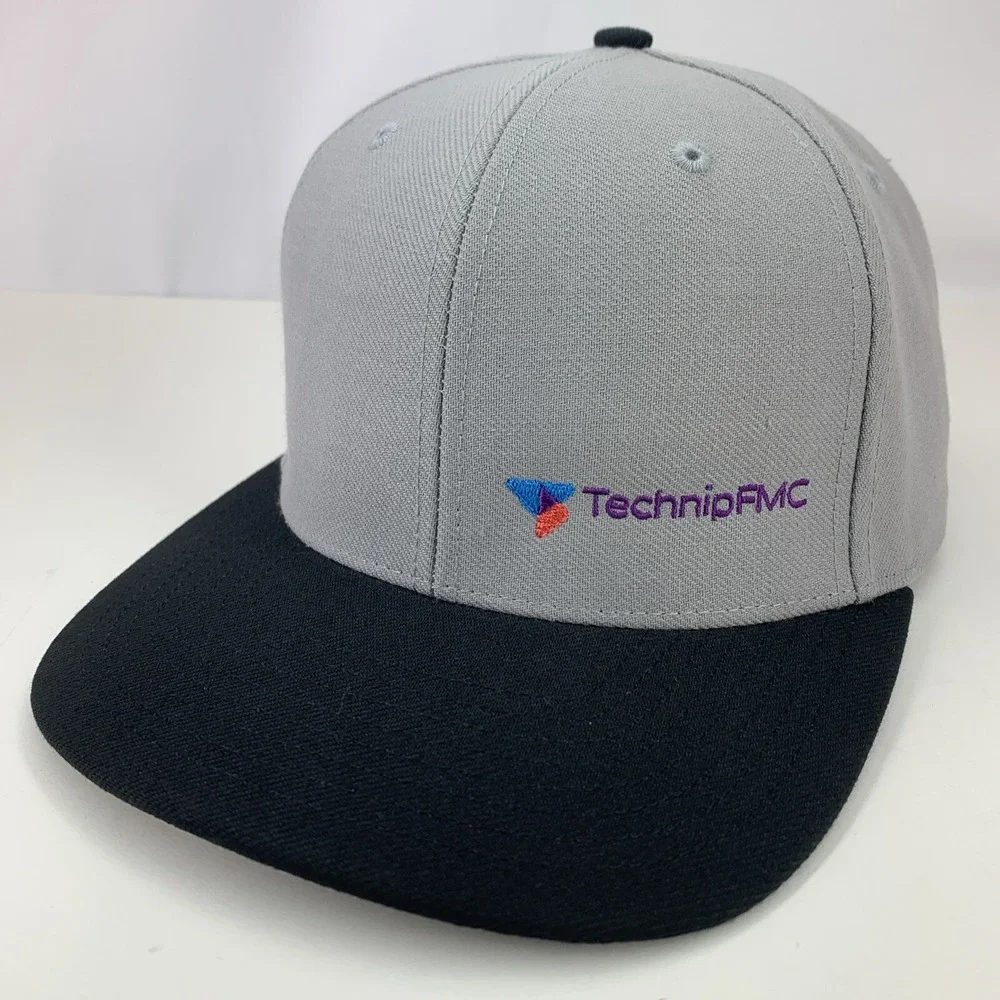 TechnipFMC Hat Gray Black Adjustable MD-LG Richardson 514 Baseball Cap Oil & Gas